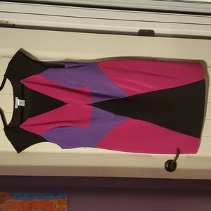 Black fuschia purple bodycone dress Wishes Wishes Wishes 22W
